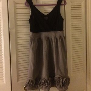 SOLD! Black and silver party dress