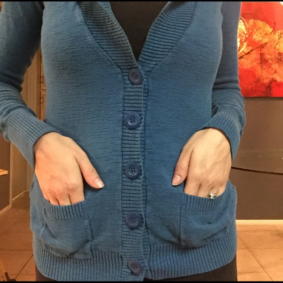 Blue Cardigan - Picture 2 of 2
