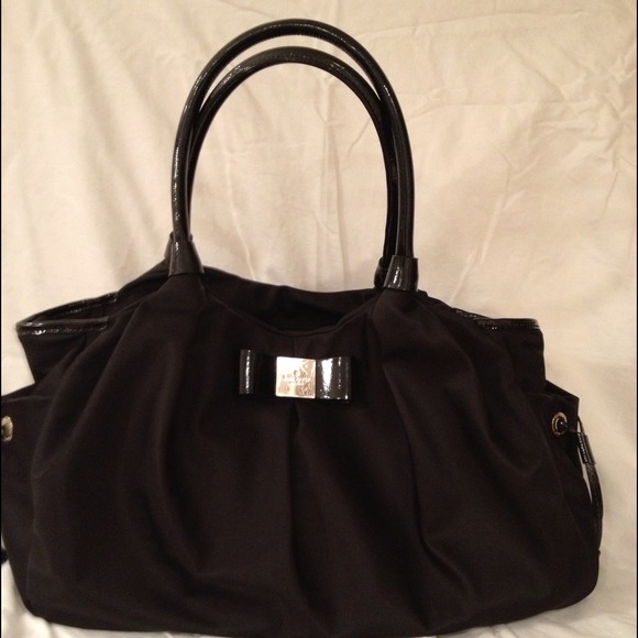 Kate Spade black stevie diaper bag