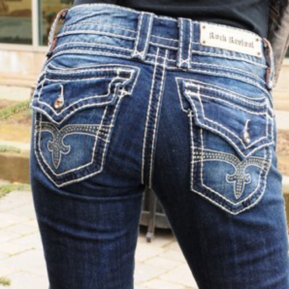 Gorgeous! Size 25 Rock revival denim-skinnies
