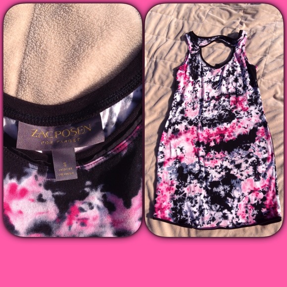 #76  💜ZAC POSEN TIE DYED DRESS FOR TARGET - Picture 2 of 2