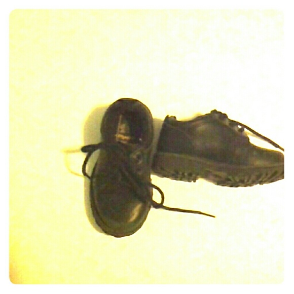 Genuine black leather timberland toddler shoes new - Picture 1 of 4
