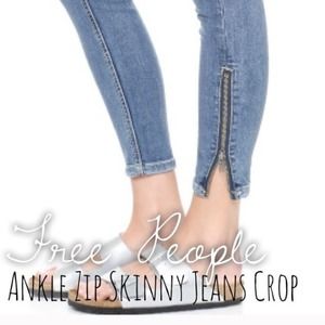 Free People Zipper Ankle Jeans
