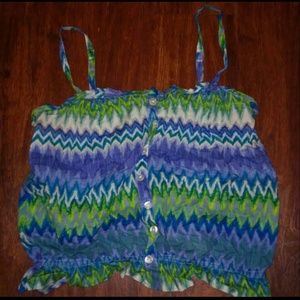 $4 if bundled- Patterned crop top