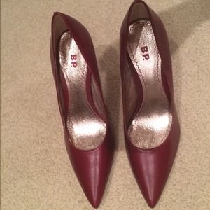 Red BP heels -new size 7