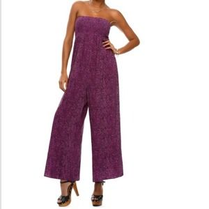 Miss Tina Strapless Romper