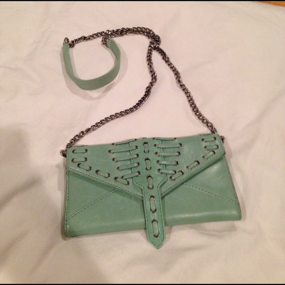 Rebecca Minkoff wallet on a chain