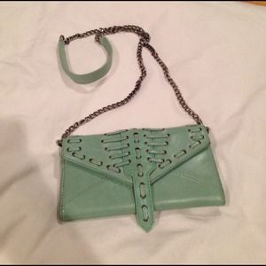 Rebecca Minkoff wallet on a chain