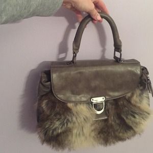 Aldo fur handbag
