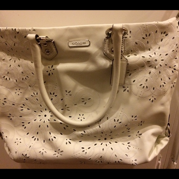 New Coach Bag white