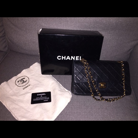 SOLD Chanel medium double flap bag - Picture 1 of 4