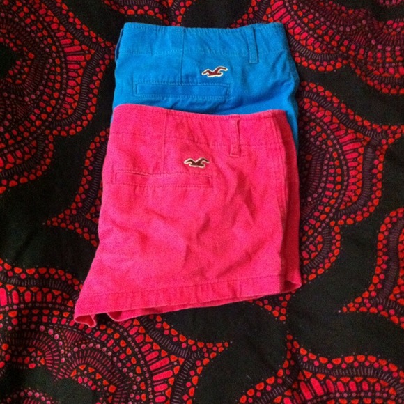 ✨✨SALE!!!✨✨Bundle Hollister Shorts Pink and Blue