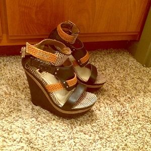 Wedge sandals size 7