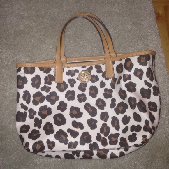 Tory Burch Kerrington Ocelot print bag