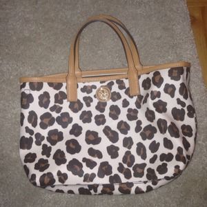 Tory Burch Kerrington Ocelot print bag