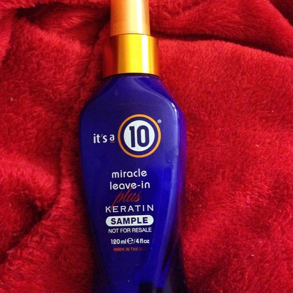 It's a 10 leave in w keratin