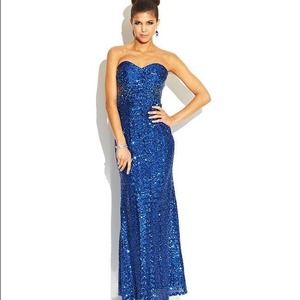 Jump Apparel Blue Sequin Grown
