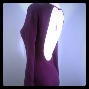 New backless Moda international sweater dress
