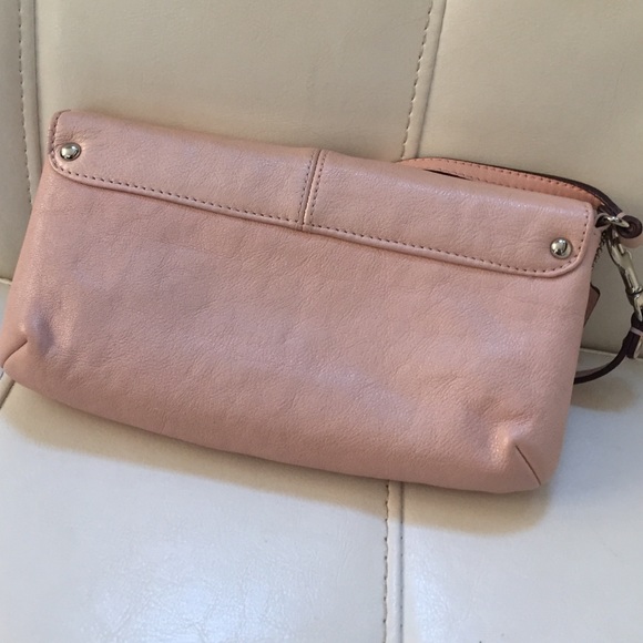 Coach Pearl Pink Leather Clutch - Picture 2 of 4