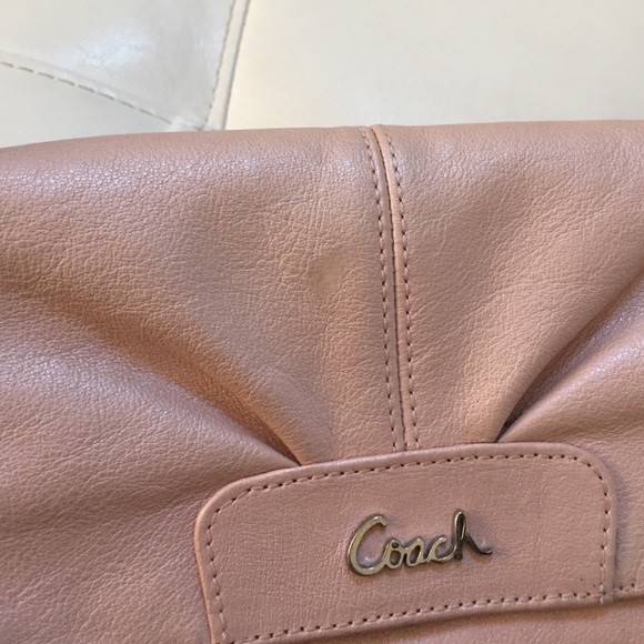 Coach Pearl Pink Leather Clutch - Picture 4 of 4