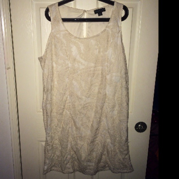 Lace ivory dress