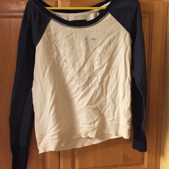 American Eagle Baseball Style Crewneck