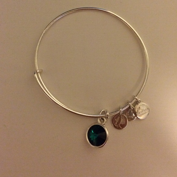 Alex & Ani May Birthstone Charm Bangle