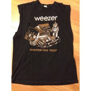 Vintage grunge Weezer tshirt