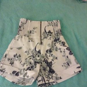 High waisted shorts.