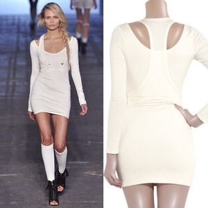 alexander wang cut out dress