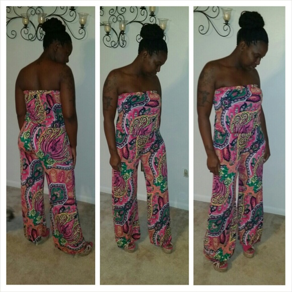 Colorful Halter jumpsuit