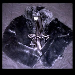 Fur jacket size small