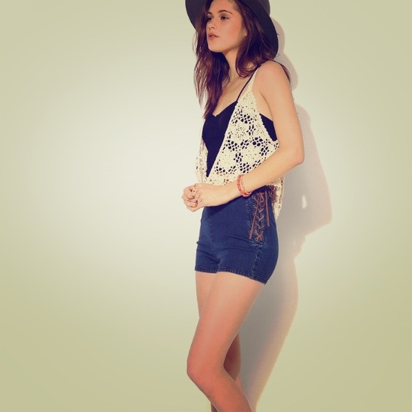 Crochet vest from Urban outfitters