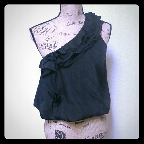 Black party top