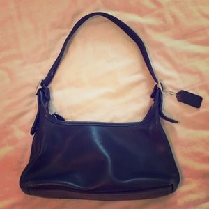 Coach small black hobo