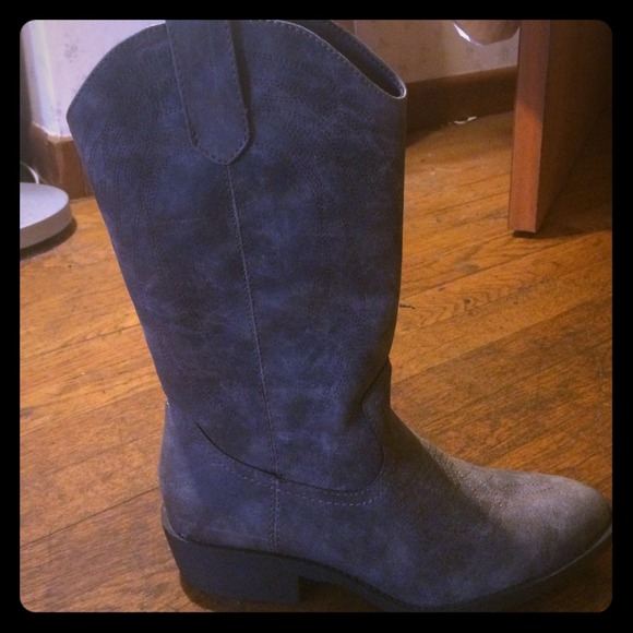 Cowboy boots - grey
