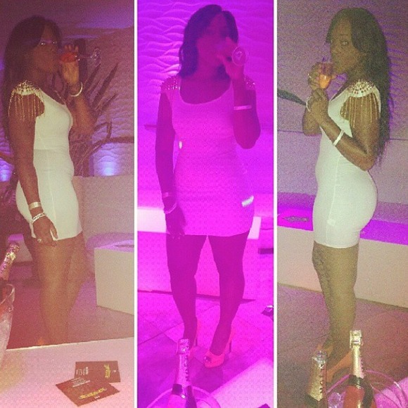 Beautiful white party dress  by Arden B. - Picture 1 of 3