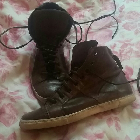 All Saints Leather Sneakers