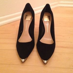 Dolce Vita black suede pumps