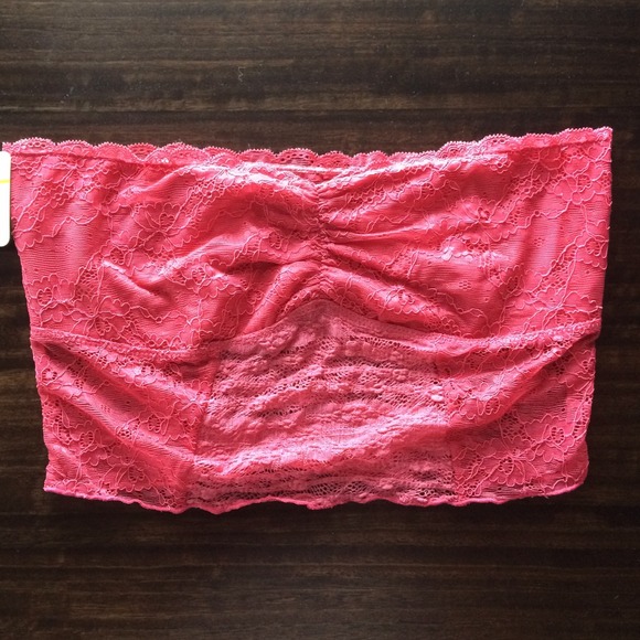 Free People strawberry lace bandeau bra