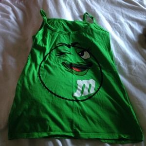 Green m&m tank