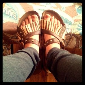 Betula Zebra Print Fur Bling Birkenstock