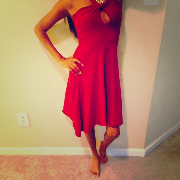 Aa Cotton Spandex Jersey bandeau dress