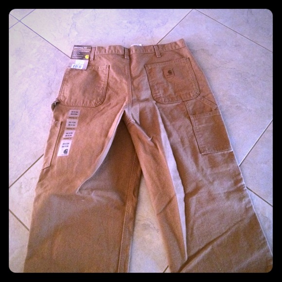 Carhartt washed work dungarees