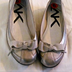 Silver Anne Klein Flats -  size 6