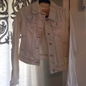 Abercrombie white jacket