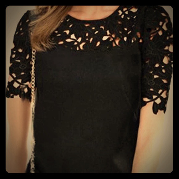 Fashion Chiffon Lace Blouse