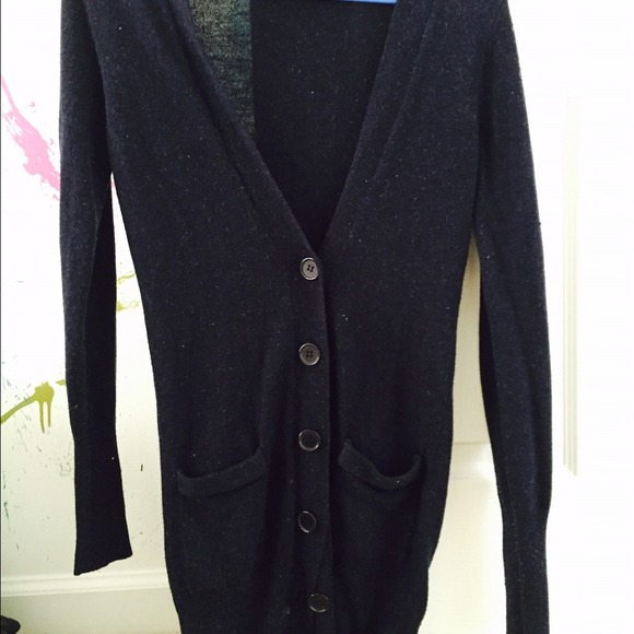 Navy blue cardigan