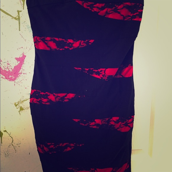 Strapless dress