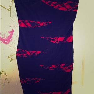 Strapless dress